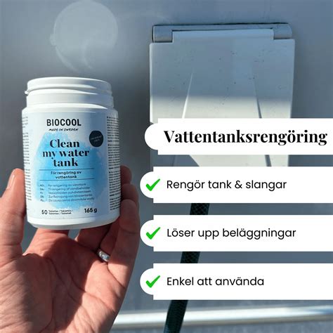 Tabletter vattentank